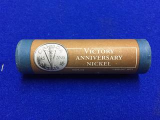 Roll of 2005 Centennial Anniversary Nickels.