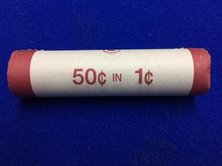 Roll of One Cent Coins.
