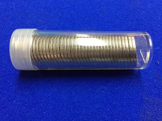 Roll of 1934 Five Cent Coins.