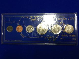 1874-1974 Canada Winnipeg Centennial Coin Set.