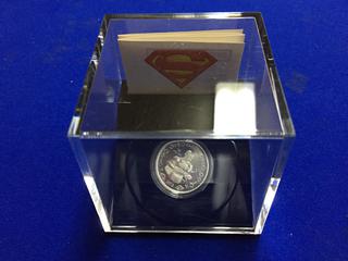 2013 Royal Canadian Mint Ten Dollar Coin, "Superman".