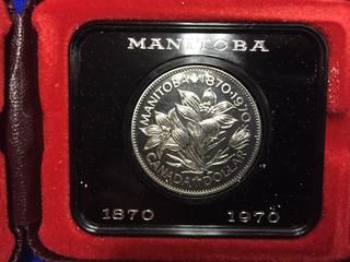 1870-1970 Canada Manitoba Centennial Coin.