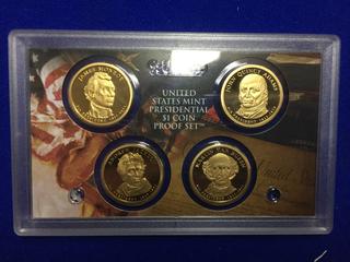 United States Mint Presidential One Dollar Coin Proof Set.