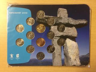 2010 Canada Vancouver Olympics Coin Set.