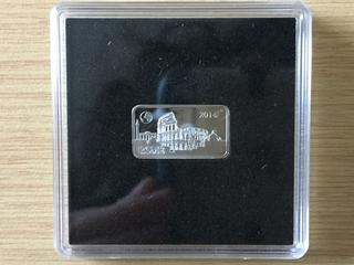 2014 Solomon Islands 2.5 Grams Fine Silver Plated Half Dollar, "Rome".