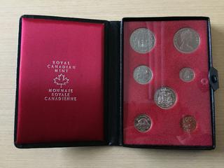 1971 Royal Canadian Mint Prestige Double Dollar Set with Silver Dollar.