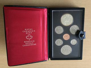 1978 Royal Canadian Mint Prestige Double Dollar Set with Silver Dollar.