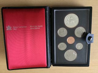 1979 Royal Canadian Mint Prestige Double Dollar Set with Silver Dollar.
