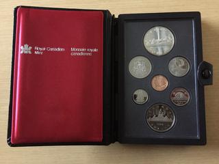 1984 Royal Canadian Mint Prestige Double Dollar Set with Silver Dollar.