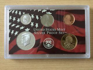 2008 United States Mint Silver Proof Set.