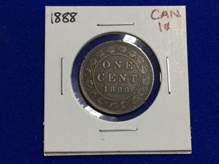 1888 Canada One Cent Coin.
