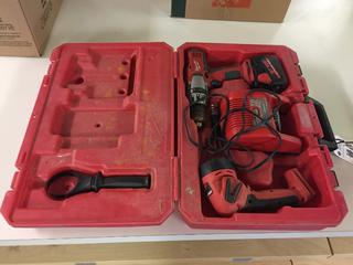 Milwaukee Drill, Light & Battery Tool Kit. *Not Working.