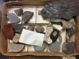 Box of Assorted Rocks & Minerals
