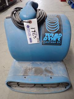 Dri-Eaz F199 Santana SX Floor Dryer, 115V, 60Hz, 4.7A.