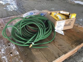 Quantity of Assorted Welding Hoses and Welding Cable Connectors.