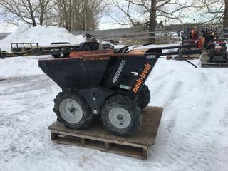 Power Drive Muck Truck 500lb Capacity Wheelbarrow w/ Honda GXV 160 Motor. *Not Running*