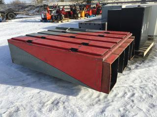 Metal Lockers 5ft x 18in x 6ft.