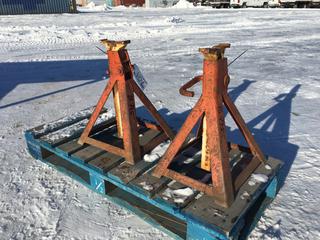 (2) Heavy Duty Jack Stands 18in.