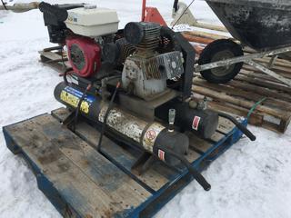 Powerfist 9Hp Twin Tank Air Compressor. *Requires Repair*