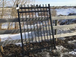 Black Metal Gate 4ft.