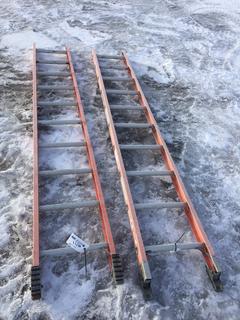 (2) Louisville Fiberglass Ladder 10ft.