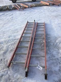 (2) Louisville Fiberglass Ladder 10ft.