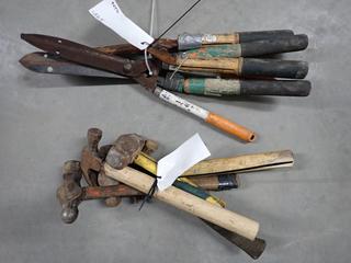 Assorted Hammers and Shears.