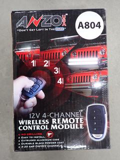 Anzo 12V 4-Channel Wireless Remote Module.