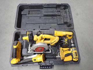 DeWalt 6pc Kit with Charger and Batteries.