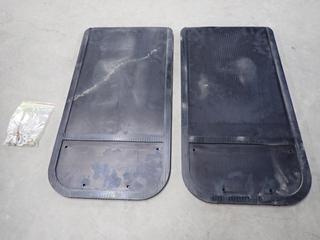 (5) Sets of Heavy Duty Mud Flaps, 12in x 22-1/2in c/w Hardware.