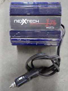 Nexxtech 175W Power Inverter, Output 155VAC, 60Hz, 1.3A.