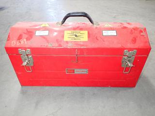 Sears Craftsman Metal Chest Tool Box.