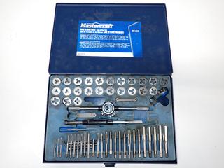 Mastercraft SAE and Metric Tap and Die Set, #58-7171-4, Incomplete.