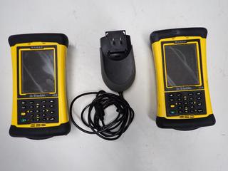 (2) Trimble Nomand 900 6GB Handheld Data Collectors with AC Adapter.