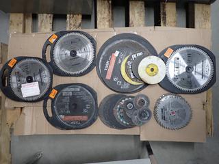 Assorted Grinding Discs and Saw Blades.