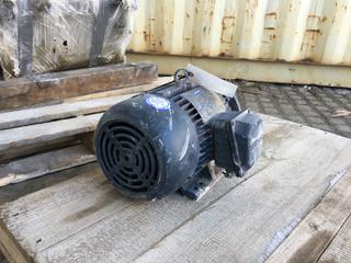 Leeson 5 HP, 4.8 Amp, 575 Volts, 60 Hz Electric Motor.