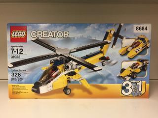 Unused LEGO Creator Yellow Racers Kit.