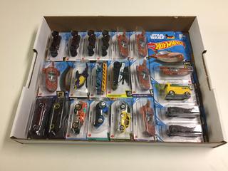 Assorted Hotwheels.