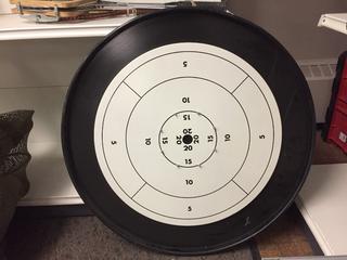 Crokinole Board w/ Wooden Discs.