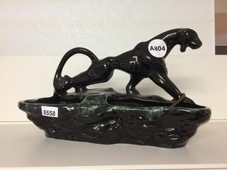 Black Leopard Decorative Fountain.