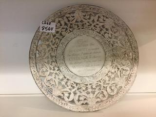 Decorative Bible Stone Plate.