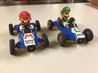 Mario & Luigi Race Car Toys.