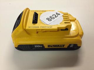 DeWalt 20V Lithium Ion Battery Pack.