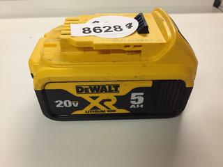 DeWalt 20V XR5 Lithium Ion Battery Pack.