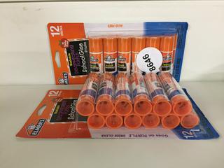 (4) Packs of Elmers Glue Sticks.