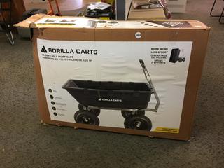 Gorilla Carts 10 CU Ft Poly Dump Cart.