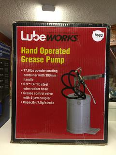 Lube Works Hand Operated Grease Pump.