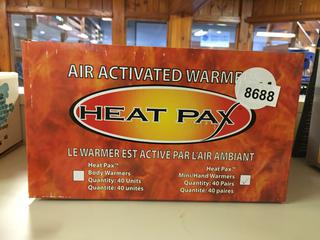 Box of Heat Pax Air Activated Warmers.