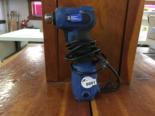 Power Fist 3/8 In. Close Quarter Electric Drill, 120V 60 Hz.