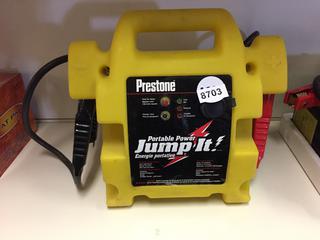 Prestone Portable Jump Starter.